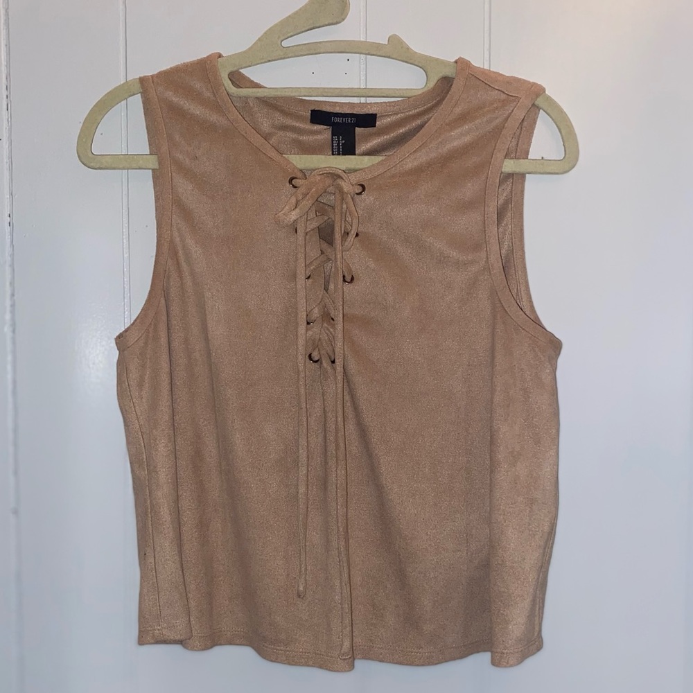 Forever 21 Suede Top